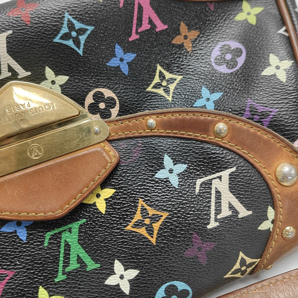LV × TM BEVERLY MM Monogram Coated Canvas Black