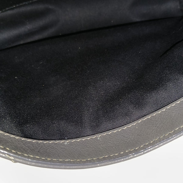 NIKI Small Chevron Calfskin Gray