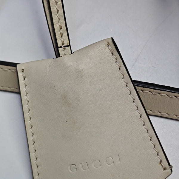 Padlock Small Monogram Coated Canvas Beige