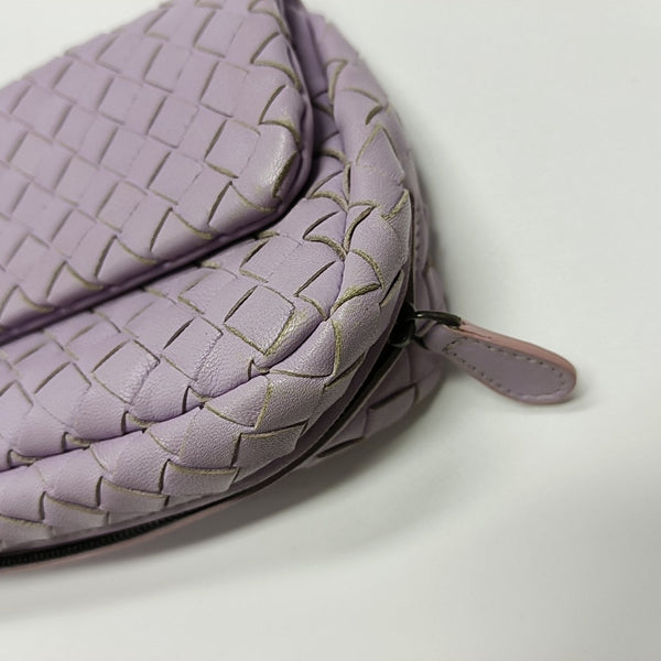 Lambskin Shoulder Bag Purple