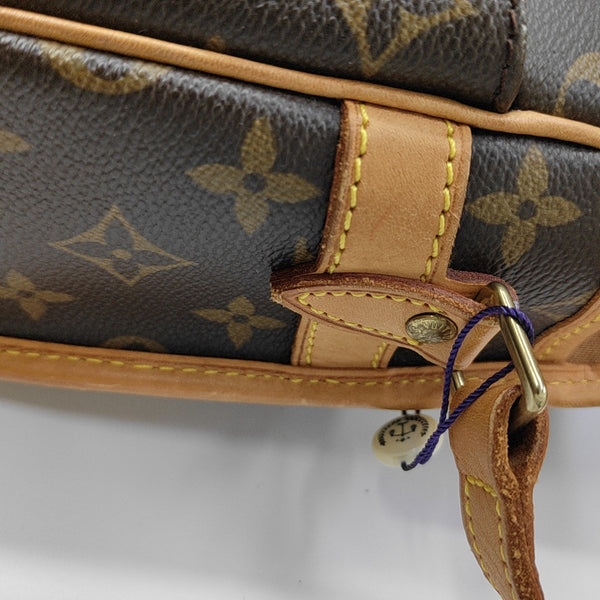 SOLOGNE PM Monogram Coated Canvas Brown