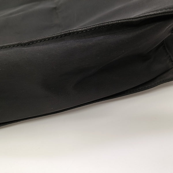 Nylon Shoulder Bag Black