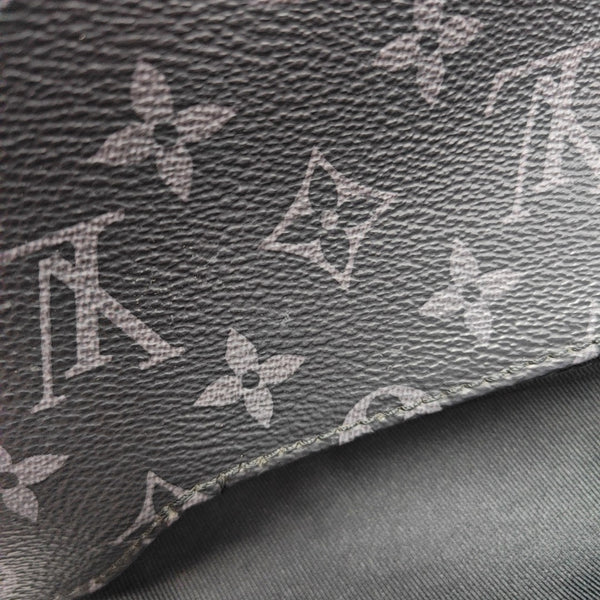 DISTRICT MM Monogram Coated Canvas Black