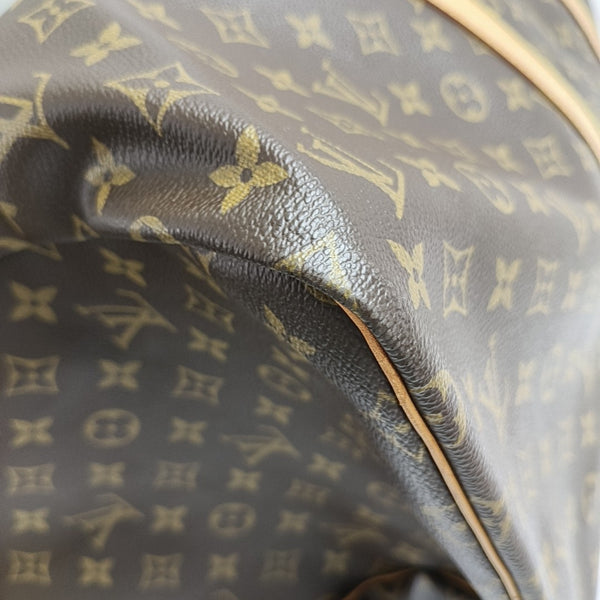 SAC SOUPLE 55 Monogram Coated Canvas Brown