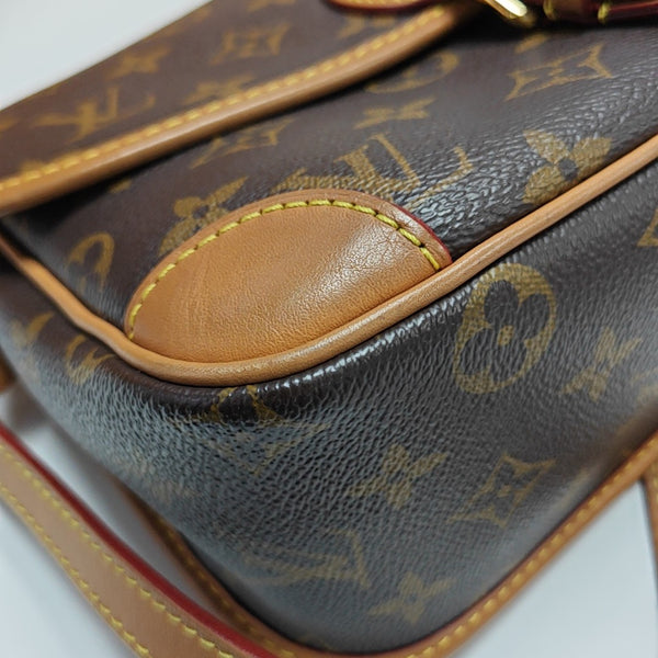 DIANE Monogram Coated Canvas Brown