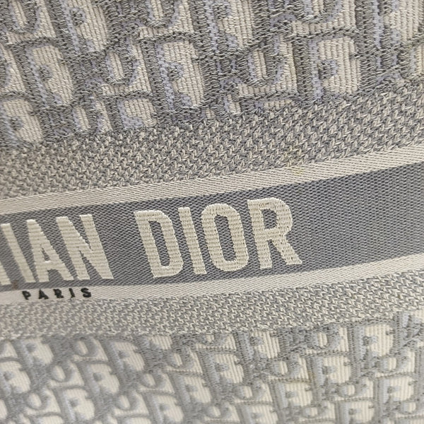 Book Tote Medium Oblique Canvas Gray
