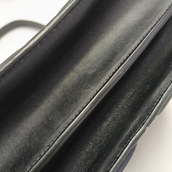 Calfskin Shoulder Bag Black