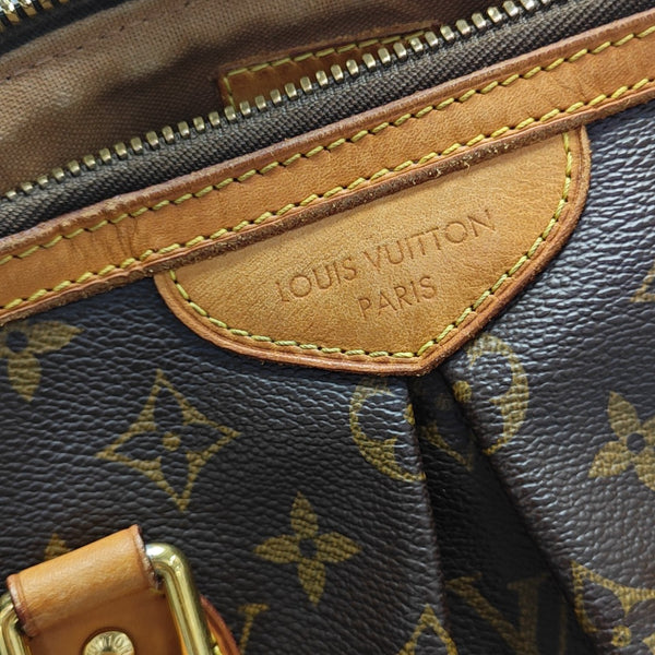 PALERMO PM Monogram Coated Canvas Brown