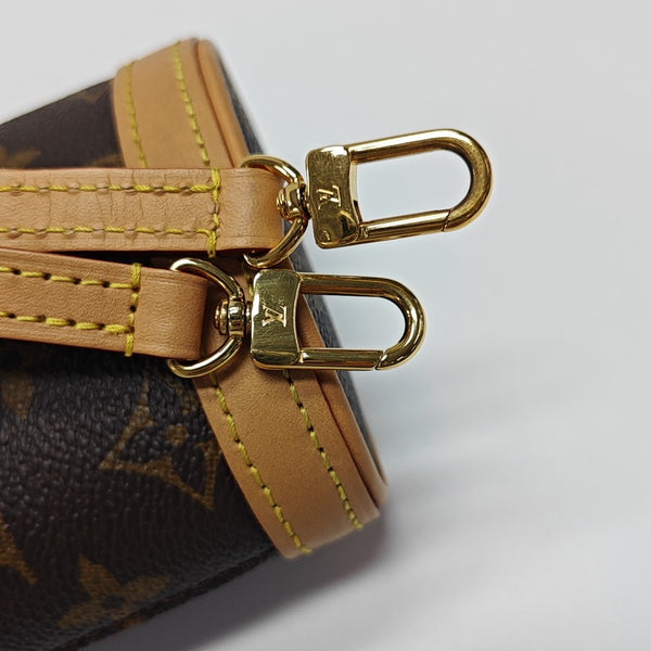 FOLD ME Monogram Coated Canvas Brown