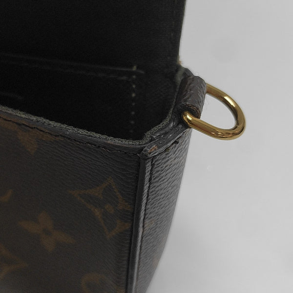 FÉLICIE Monogram Coated Canvas Brown