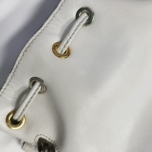 Mon Tresor Mini Calfskin White