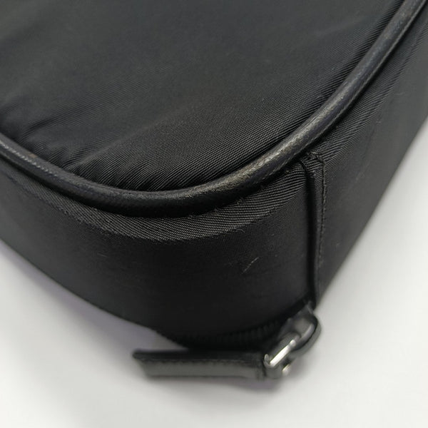 Nylon Shoulder Bag Black