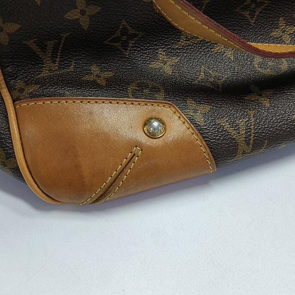 RETIRO GM Monogram Coated Canvas Brown