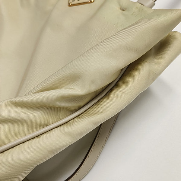 Nylon Tote Bag Beige