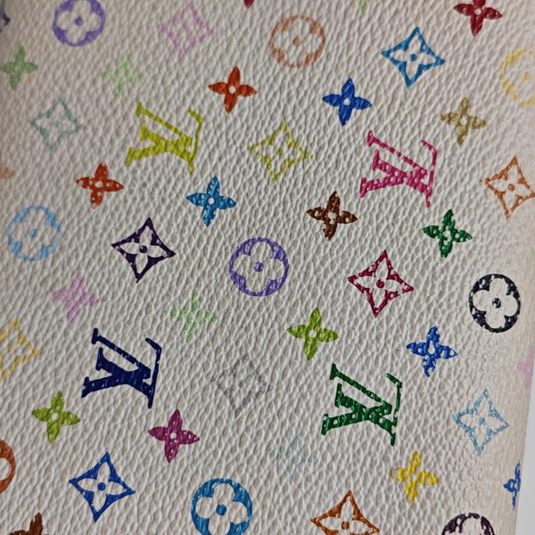 LV × TM INTERNATIONAL Monogram Coated Canvas White Wallet