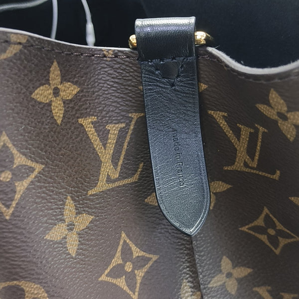 NÉONOÉ MM Monogram Coated Canvas Brown