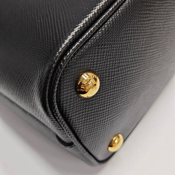 Panier Small Saffiano Calfskin Black