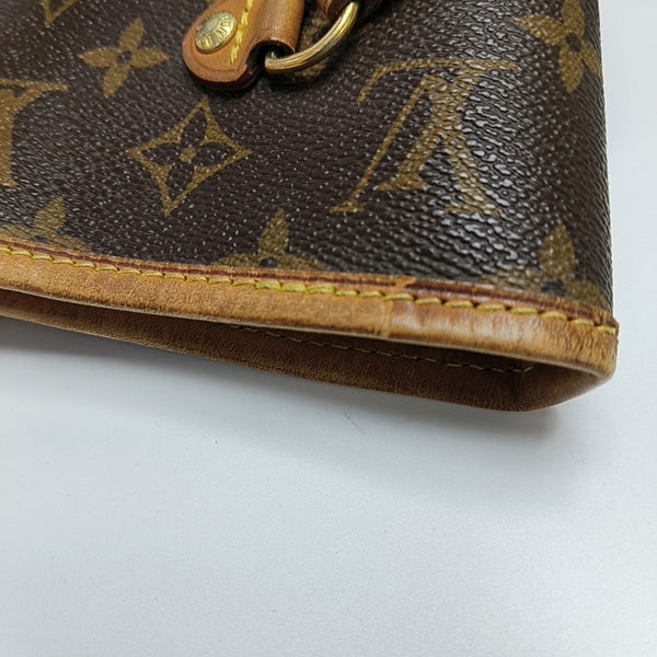 NEVERFULL MM Monogram Coated Canvas Brown