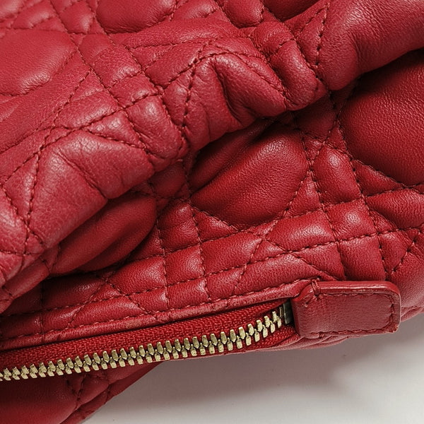 Dior Soft Cannage Lambskin Red