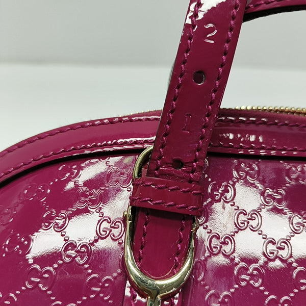 Microguccissima Monogram Calfskin Red