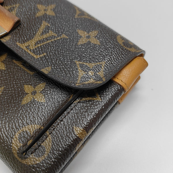 ELYSEE Monogram Coated Canvas Brown
