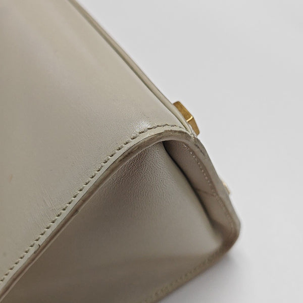 MANHATTAN Nano Calfskin White