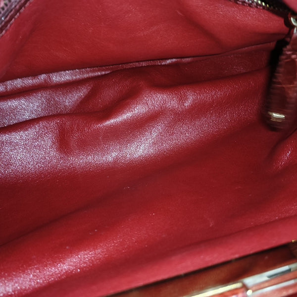 GRIET Monogram Coated Canvas Brown
