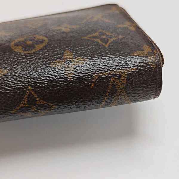 ZIPPY Monogram Coated Canvas Brown Wallet