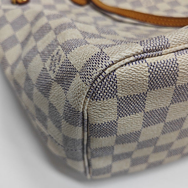 NEVERFULL MM Damier Azur Coated Canvas Beige