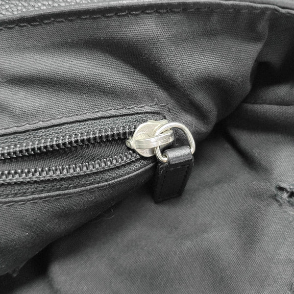 Calfskin Crossbody Bag Black