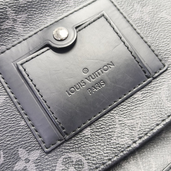 VOYAGER PM Monogram Coated Canvas Black