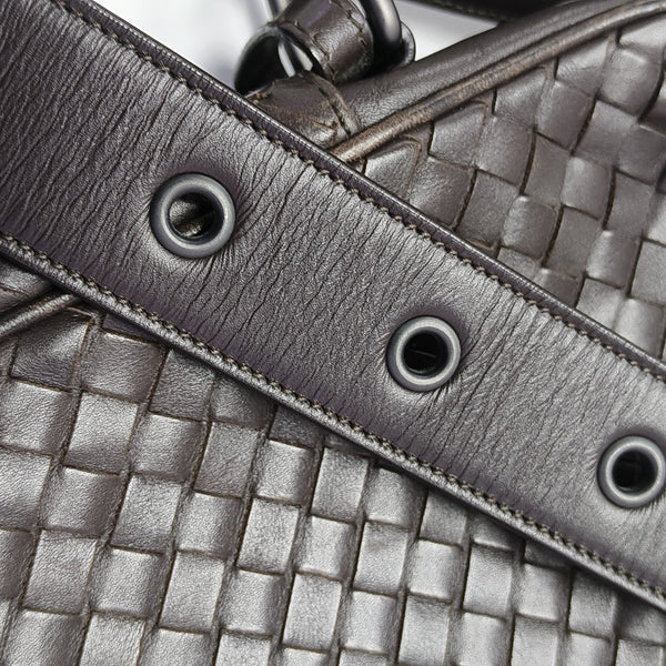 Calfskin Shoulder Bag Brown