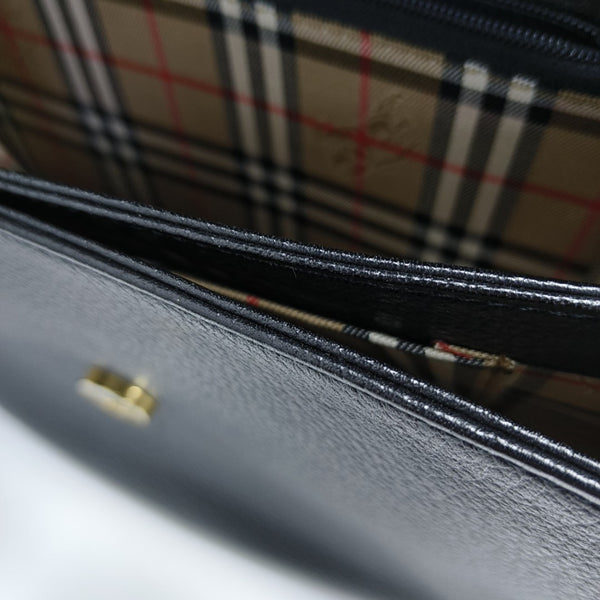 Calfskin Crossbody Bag Black