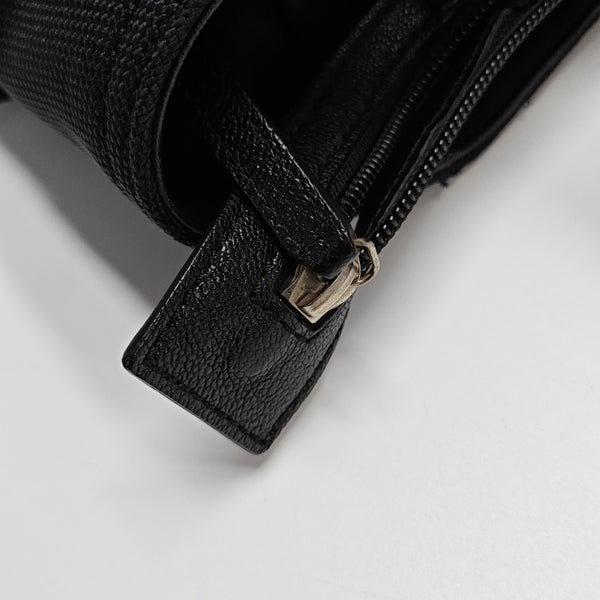 PARIS BIARRITZ Large Quilted Coated Canvas Black