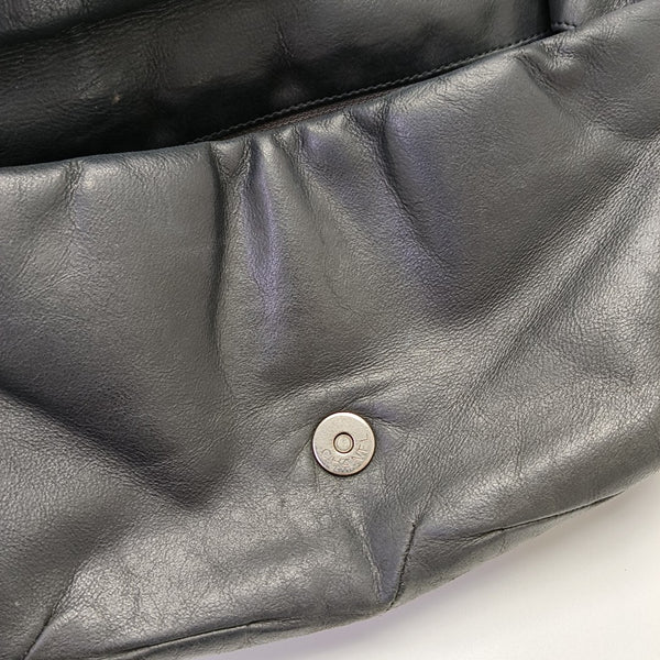 Calfskin Shoulder Bag Black