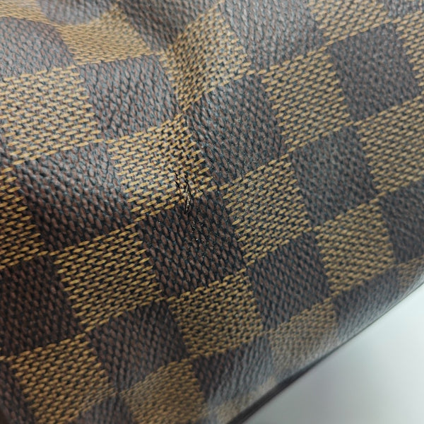 KNIGHTSBRIDGE Damier Ebene Coated Canvas Brown