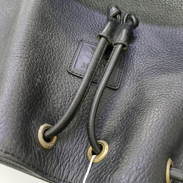 Calfskin Bucket Bag Black