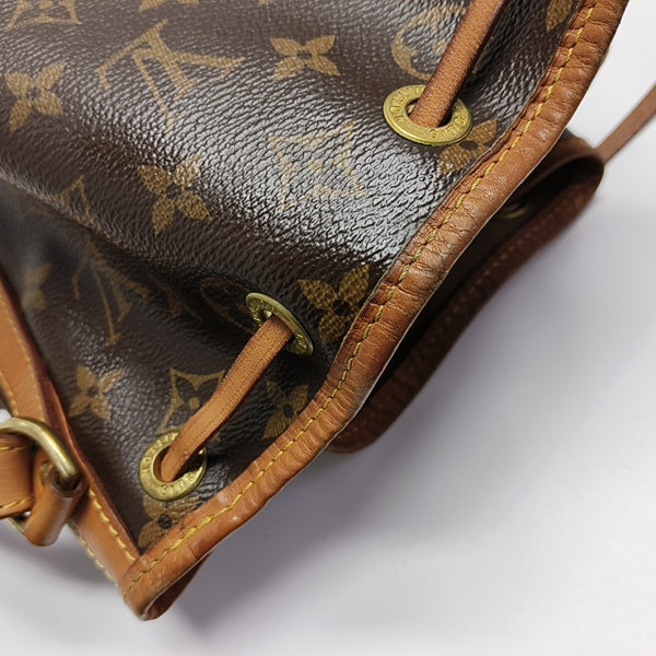 NOÉ BB Monogram Coated Canvas Brown