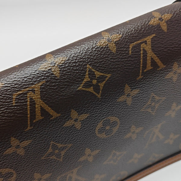 DAUPHINE Mini Monogram Coated Canvas Brown