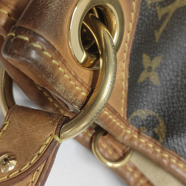 GALLIERA Monogram Coated Canvas Brown