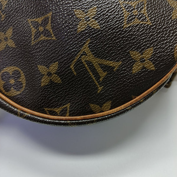 TAMBOURINE Monogram Coated Canvas Brown