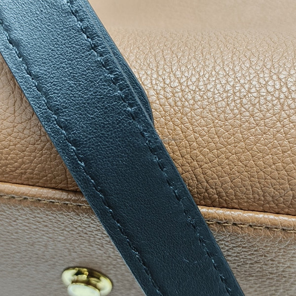 ON MY SIDE MM Monogram Calfskin Brown