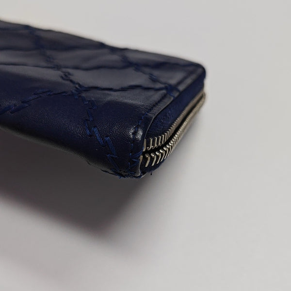 Quilted Calfskin Blue