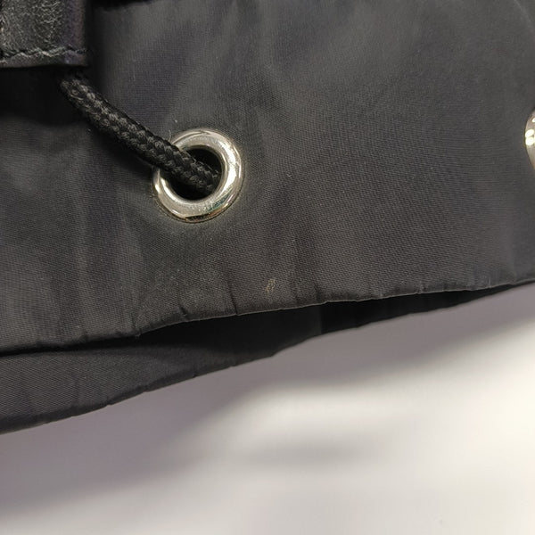 Monogram Nylon Backpack Black