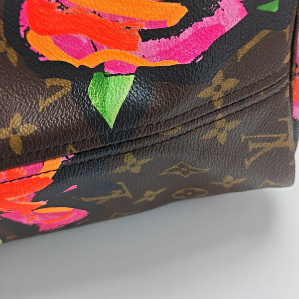 NEVERFULL MM Monogram Coated Canvas Brown