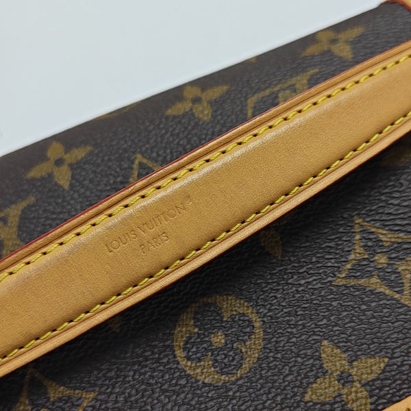 DIANE Nano Monogram Coated Canvas Brown