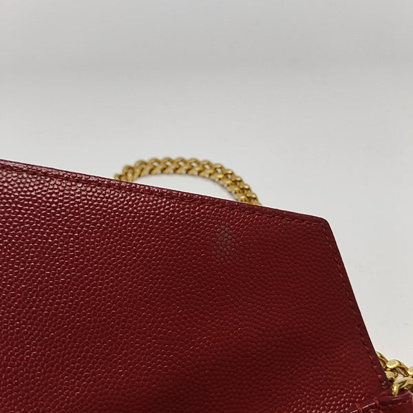 MONOGRAM Medium Quilted Calfskin Red