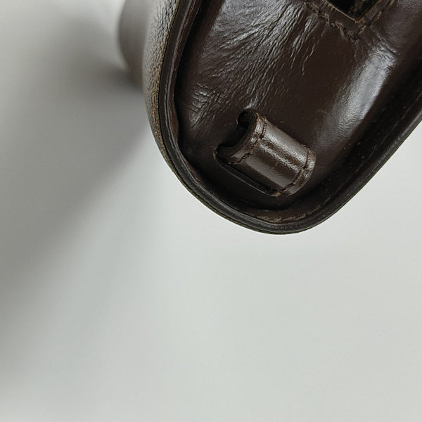 SAINT LOUIS Damier Ebene Coated Canvas Brown
