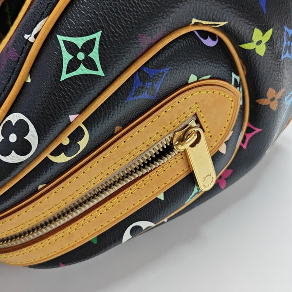 LV × TM PRISCILLA Monogram Coated Canvas Black