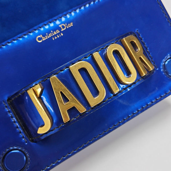J'adior Patent Leather Blue